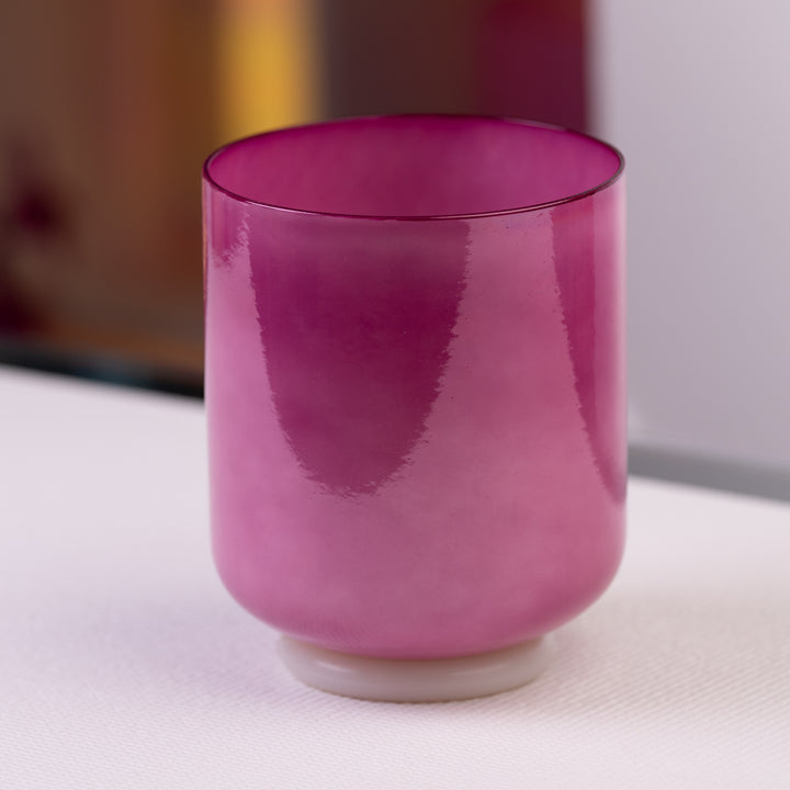Pink heart chakra singing bowl