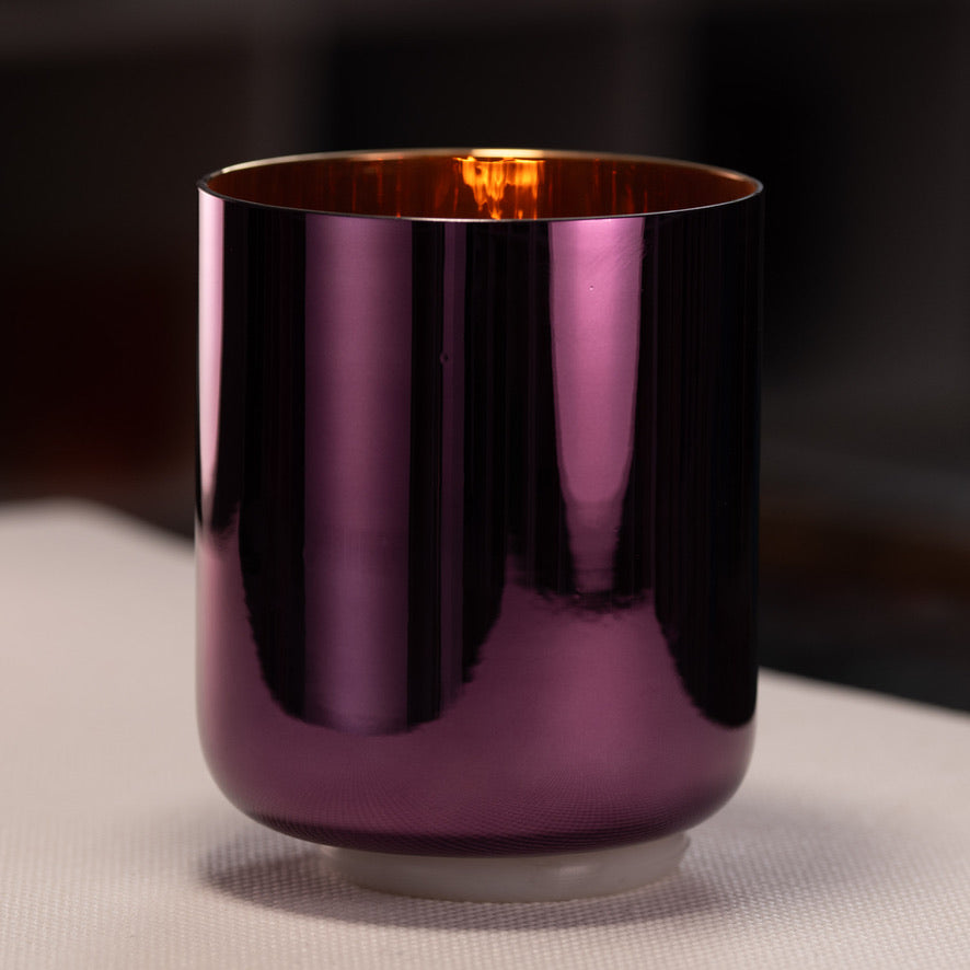 6.5" F#+25 Divine Violet Flame Crystal Singing Bowl from Bowls of Sound