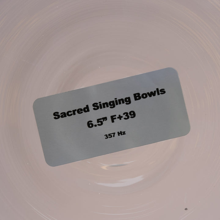 Sacred Singing Bowls Product label