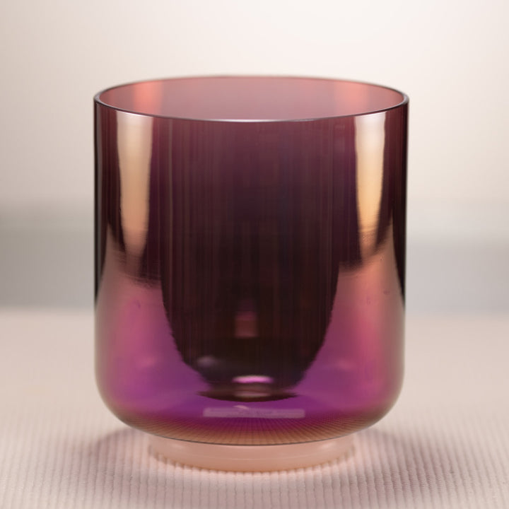 Purple crystal sound bowl