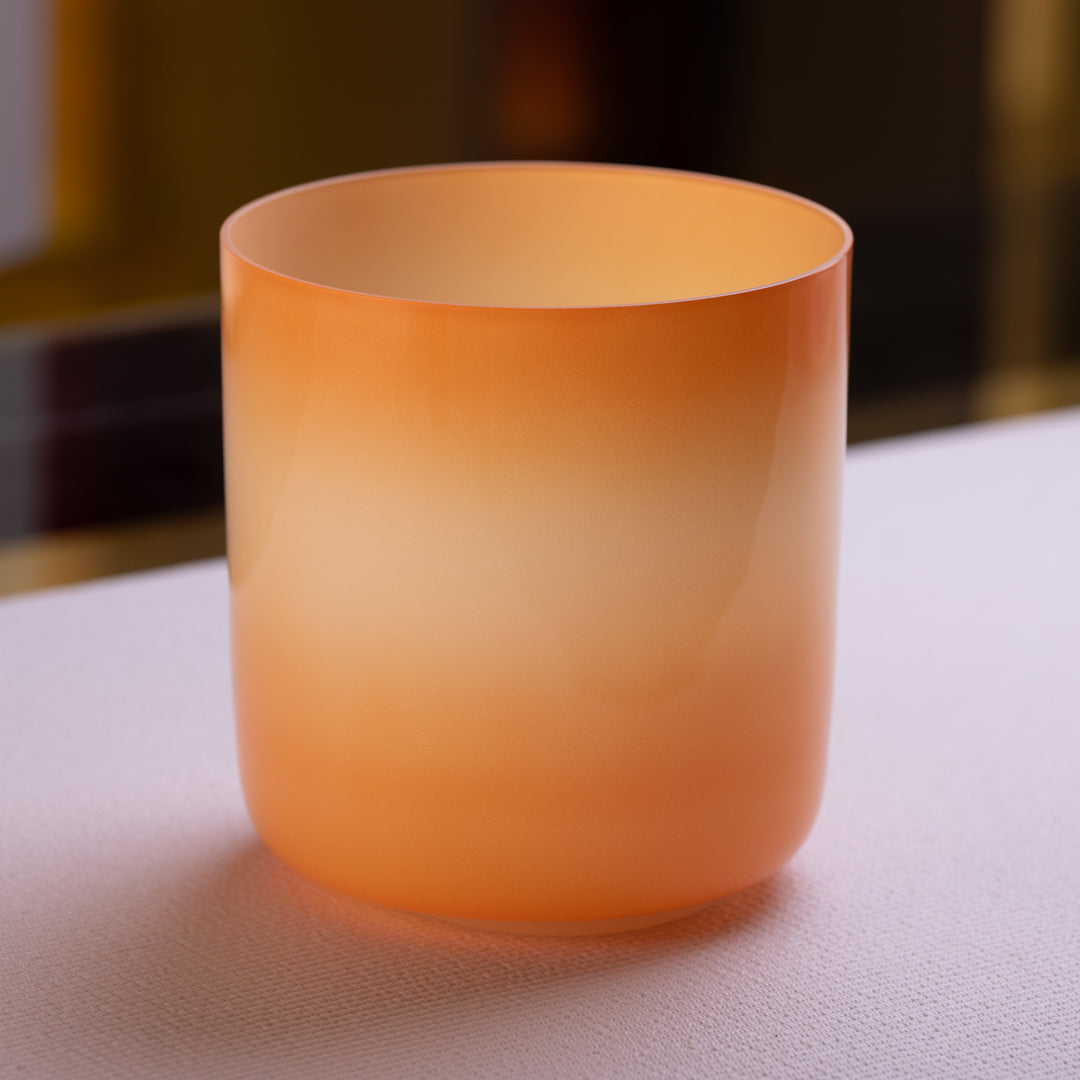 Small crystal bowl for sound baths