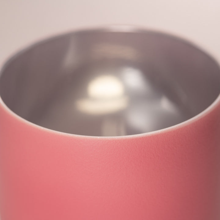 Rosebud singing bowl close up