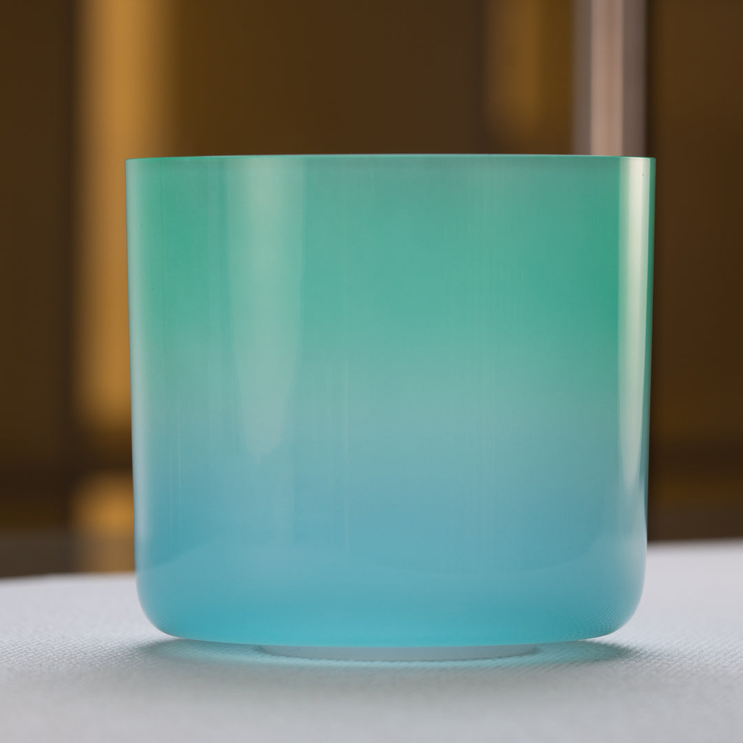6.75" C#-22 Turquoise Tide Crystal Singing Bowl from Bowls of Sound