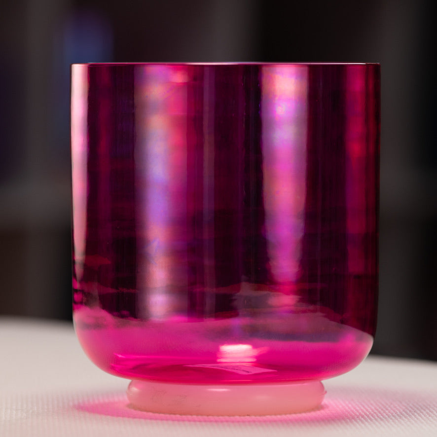 6.75" D#-40 Fractal Fuchsia Singing Bowl from Bowls of Sound