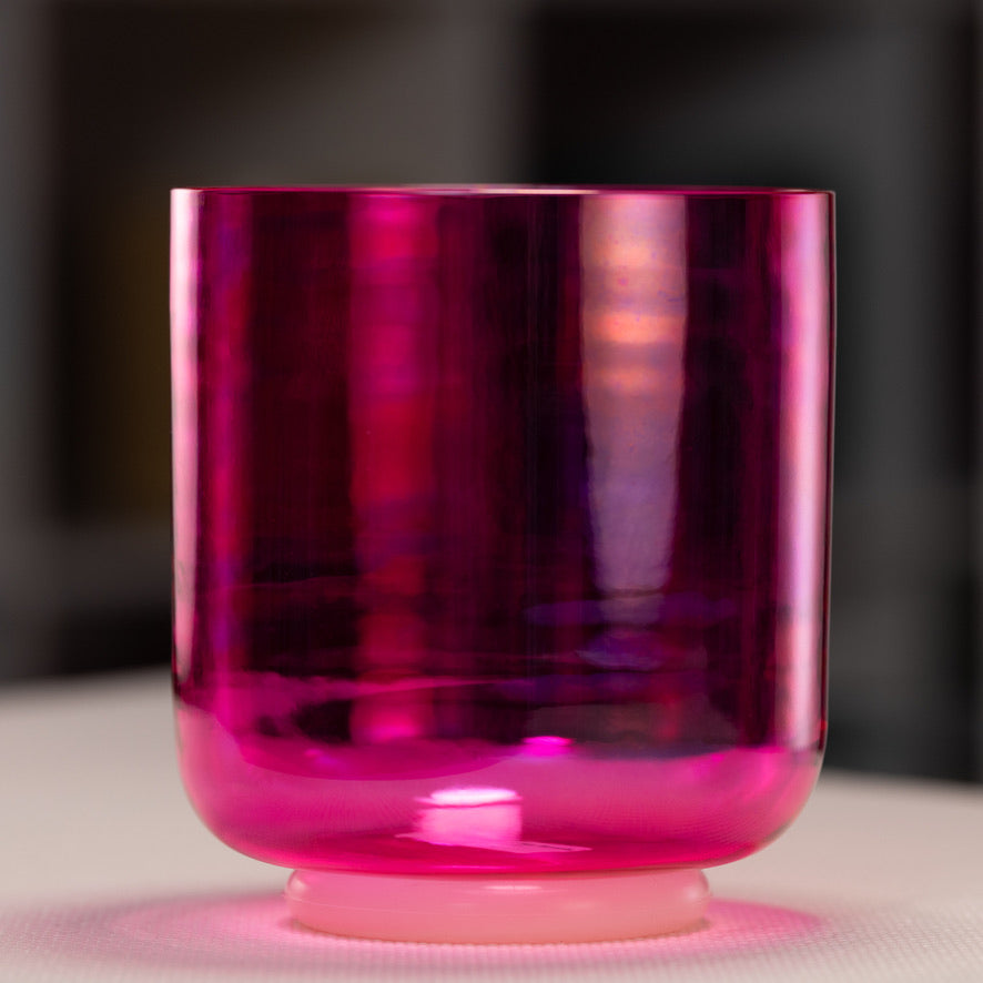 6.75" D#-40 Fractal Fuchsia Singing Bowl from Sacred Singing Bowls™