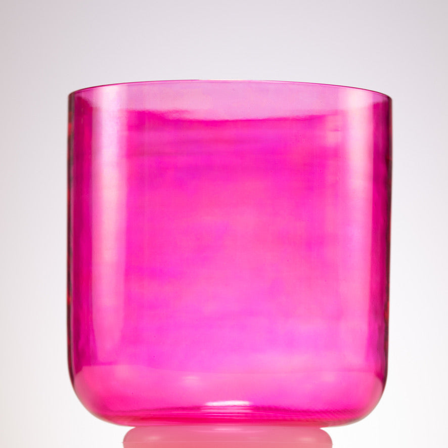 Pink crystal singing bowl