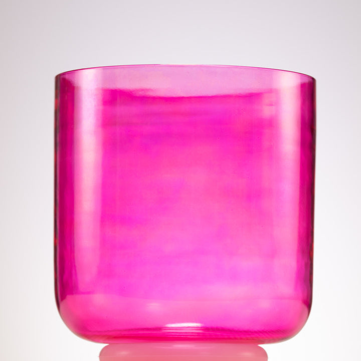 Pink crystal singing bowl