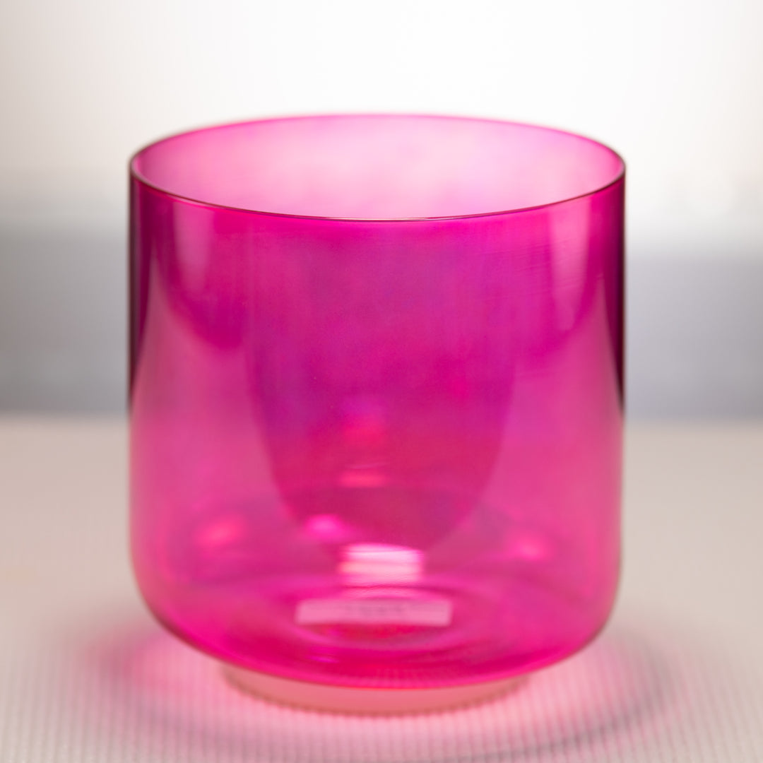 6.75" D+38 Fractal Fuchsia Singing Bowl from Sacred Singing Bowls™