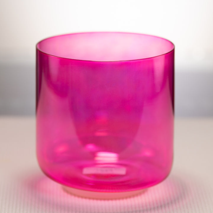 6.75" D+38 Fractal Fuchsia Singing Bowl from Sacred Singing Bowls™