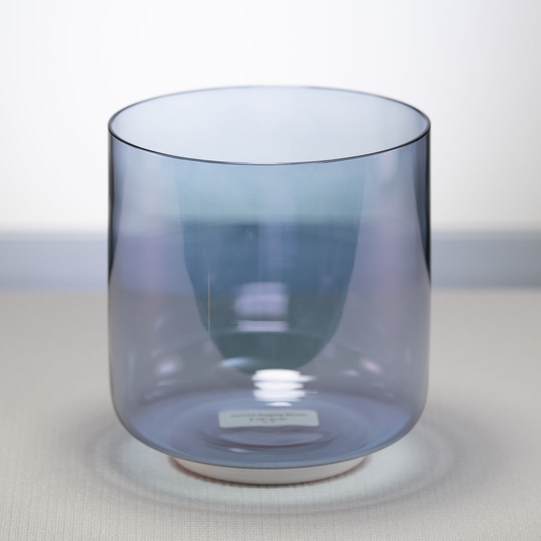 6.75" D+41 Indigo Child Crystal Singing Bowl from Sacred Singing Bowls™