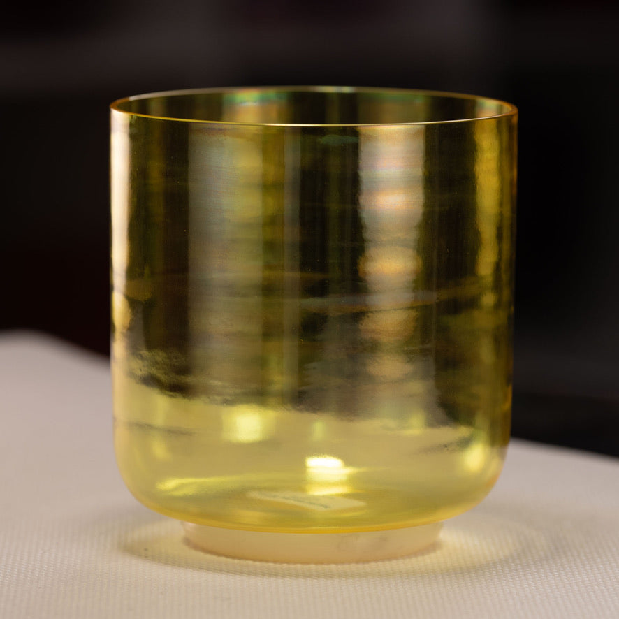 6.75" E-48 Radiant Sun Crystal Singing Bowl from Bowls of Sound