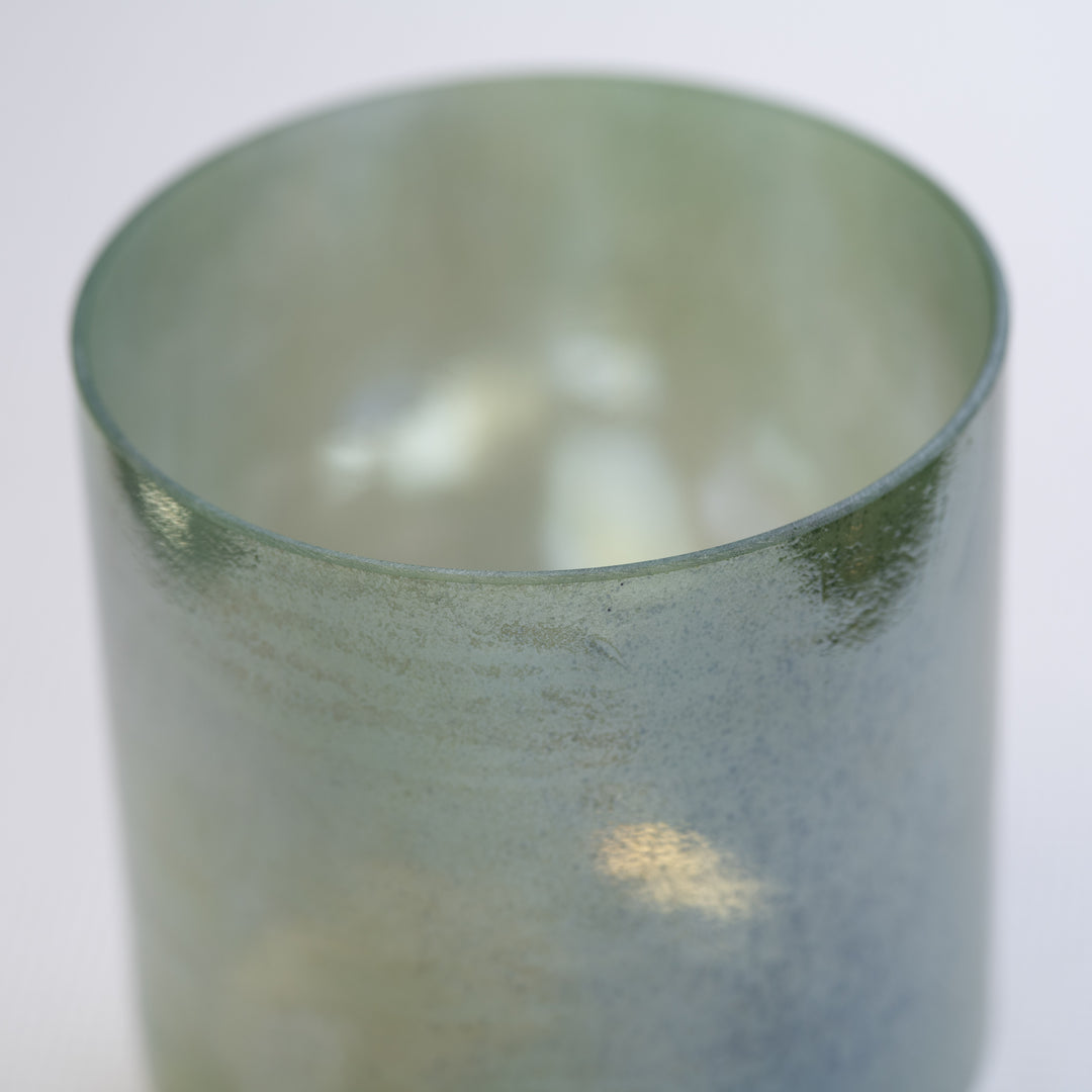 7" F-35 Malachite Palladium with Palladium inside Crystal Singing Bowl, Crystal Tones™