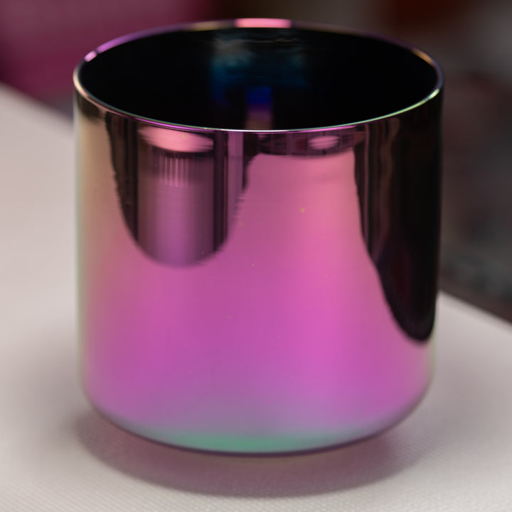7.5" C+20 Celestial Rainbow Crystal Singing Bowl