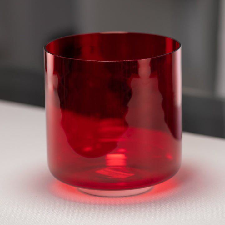 7.5" C+46 Ruby Ray Crystal Singing Bowl