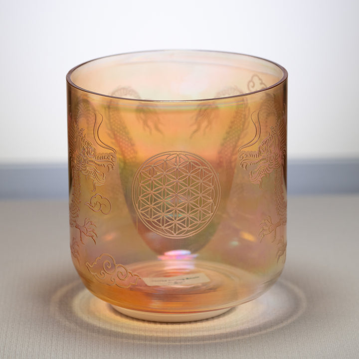 7" G+49 Sacred Fire Dragon Singing Bowl