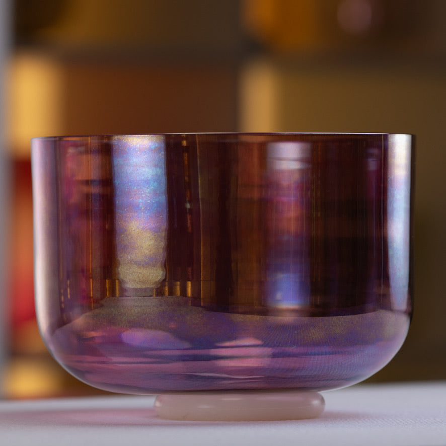 9.6" C-25 Solar Violet Singing Bowl