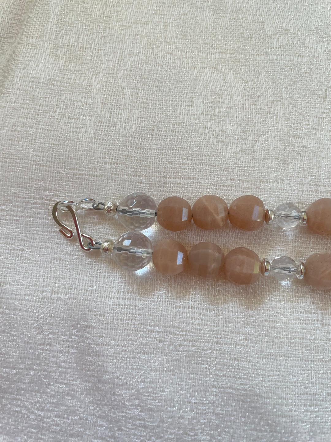 Peach Moonstone Necklace