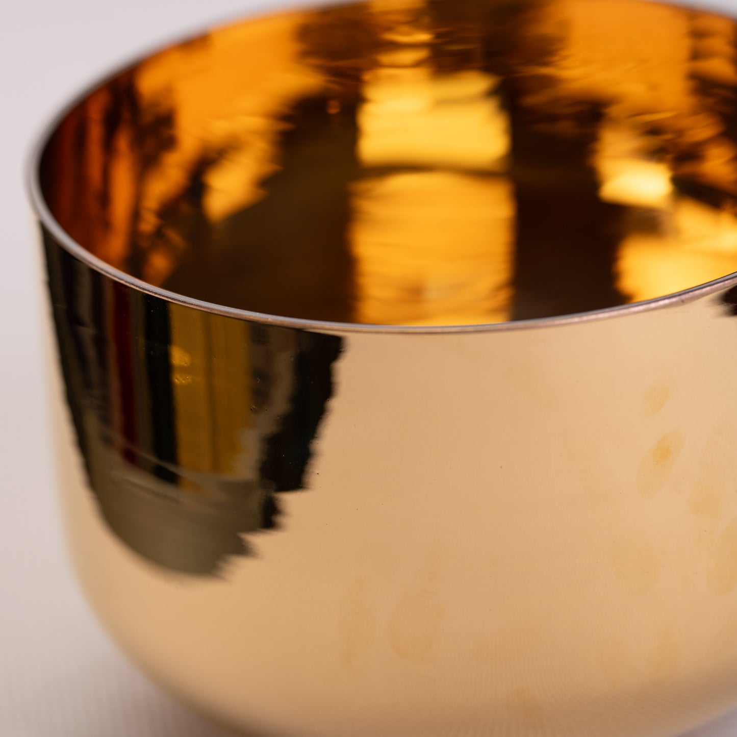 9.75" C+40 24k Gold Crystal Singing Bowl, Sacred Singing Bowls