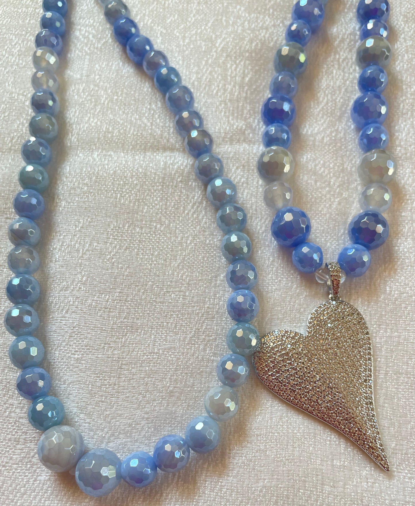 Light Blue Agate Mala