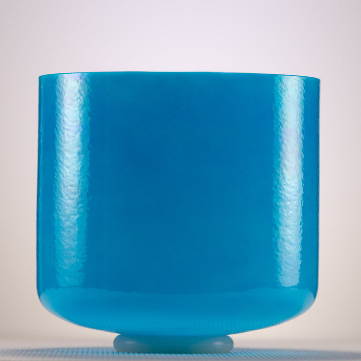 10" E-4 Serenity Sky Crystal Singing Bowl, Perfect Pitch