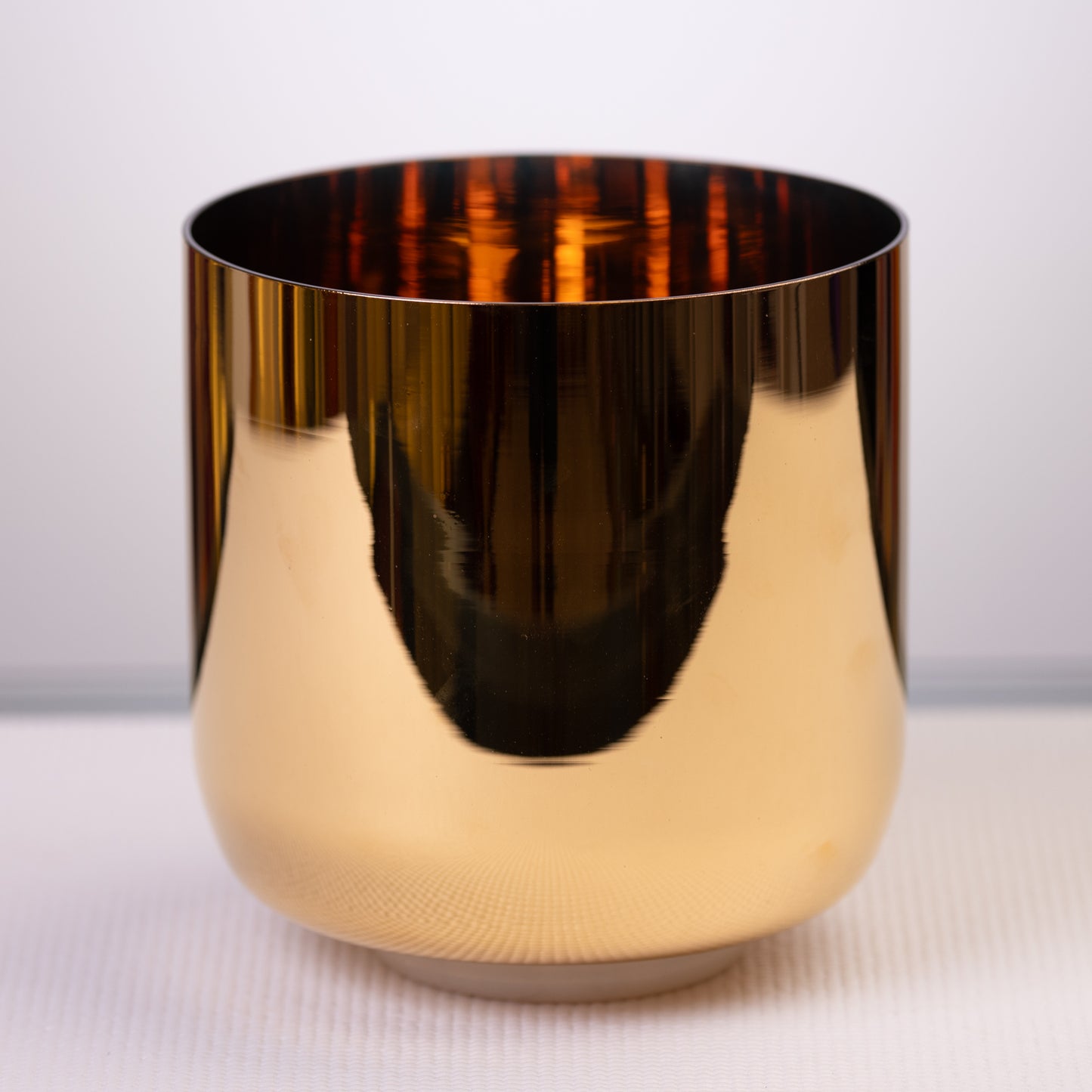 8" G#+1 24k Gold Crystal Singing Bowl, Perfect Pitch, Sacred Singing Bowls