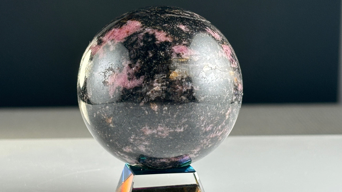 Rhodonite Sphere