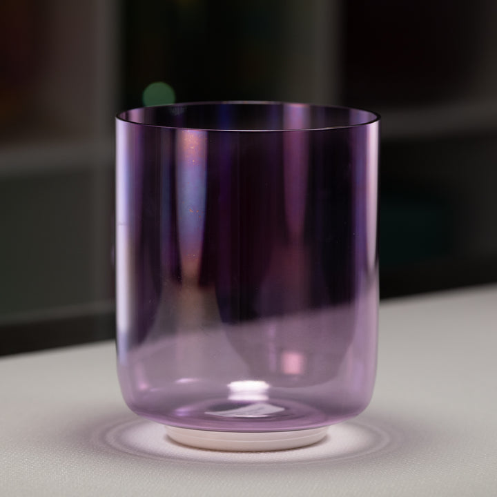 6.75" E+26 Lilac Blossom Crystal Singing Bowl