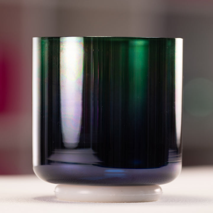 6" E-8 Sacred Earth Crystal Singing Bowl, Perfect Pitch