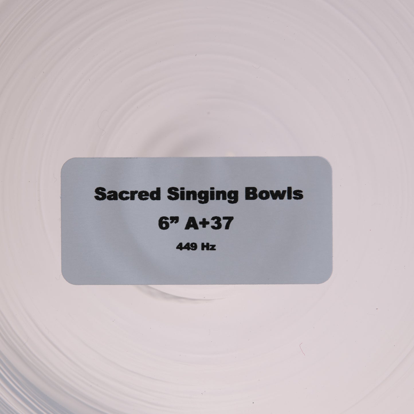 6" A+37 Clear Quartz Crystal Singing Bowl, Sacred Singing Bowls