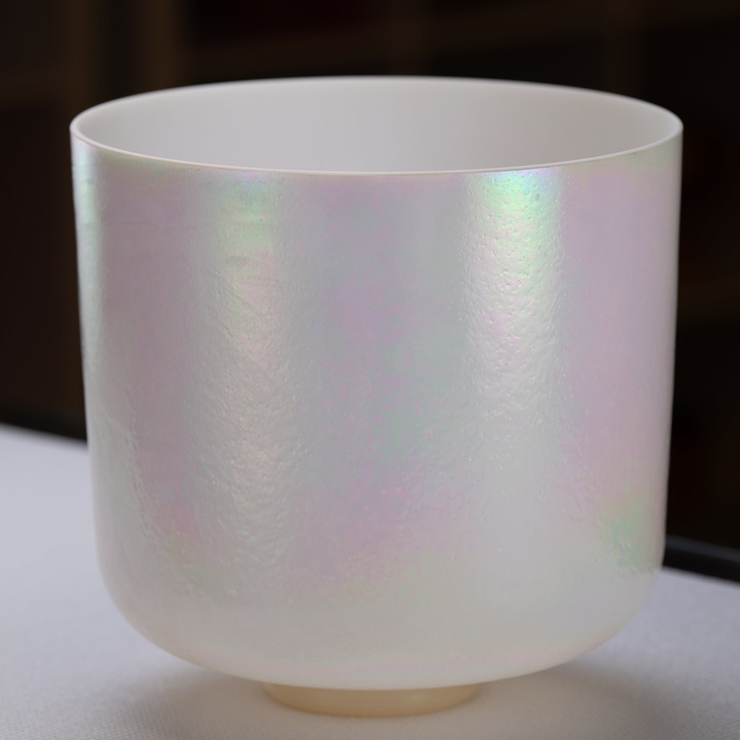 12" A#+45 Mother of Platinum Crystal Singing Bowl