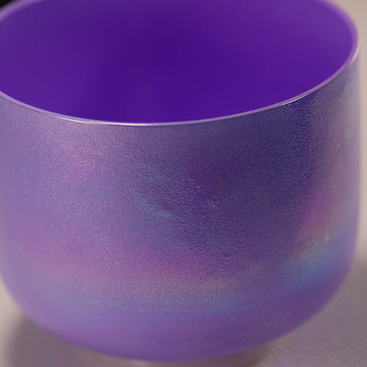 8" E-30 Lilac Blossom Celestial Frosted Bowl