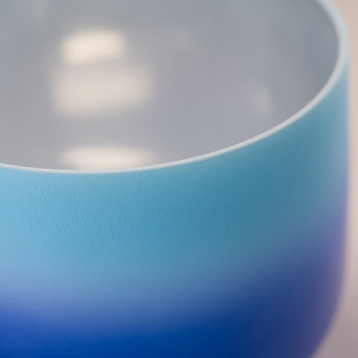 9" F#-3 Frosted Father Sky Crystal Singing Bowl