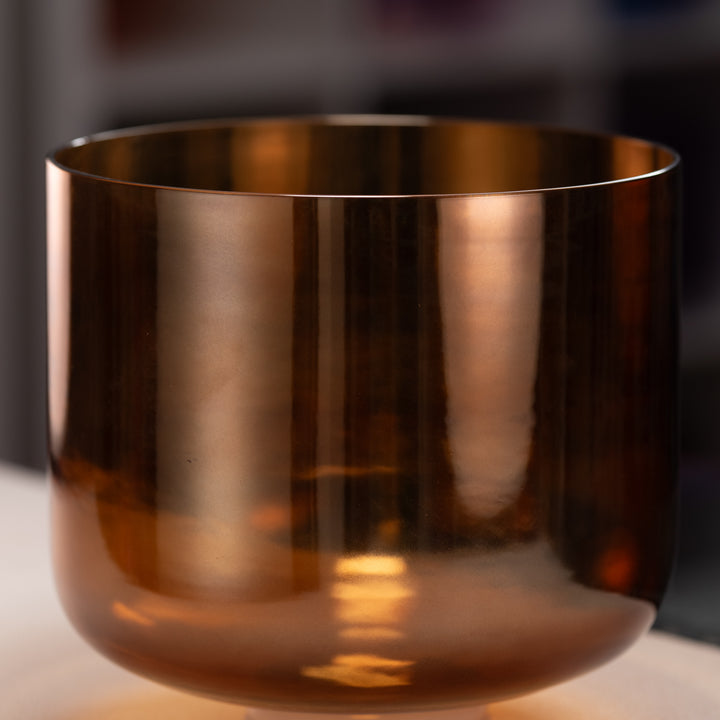 11" D#+38 Sacred Ground Crystal Singing Bowl