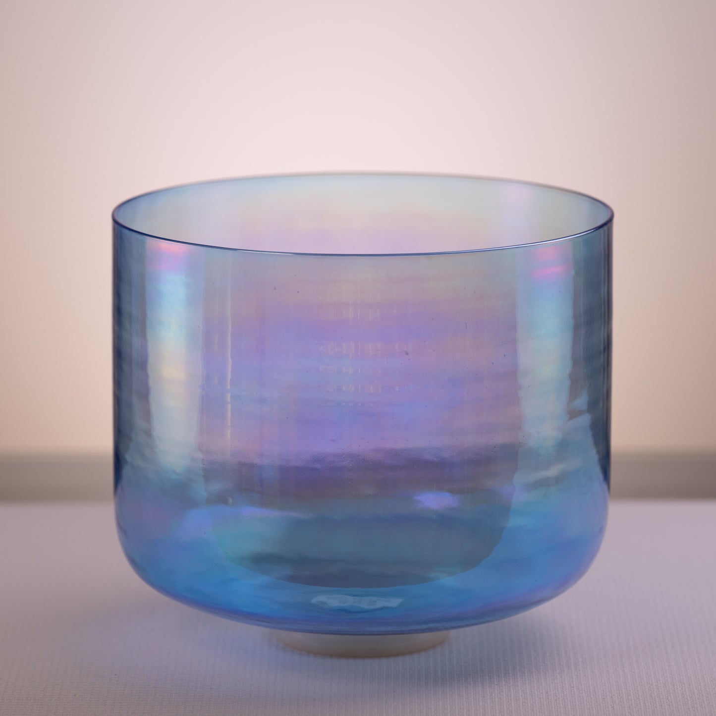 12” C#+48 Serene Aquamarine Crystal Singing Bowl, Prismatic, Sacred Singing Bowls