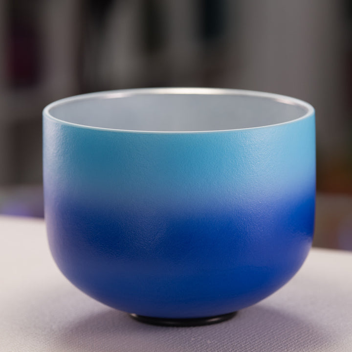 10" A-35 Frosted Father Sky Crystal Singing Bowl