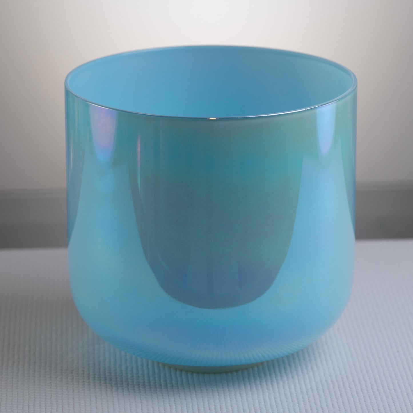 9.75" B-34 Serene Aquamarine Sacred Symphony Crystal Singing Bowl