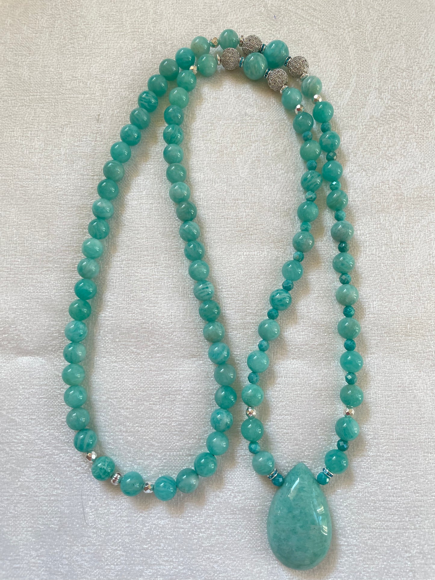 Amazonite Mala