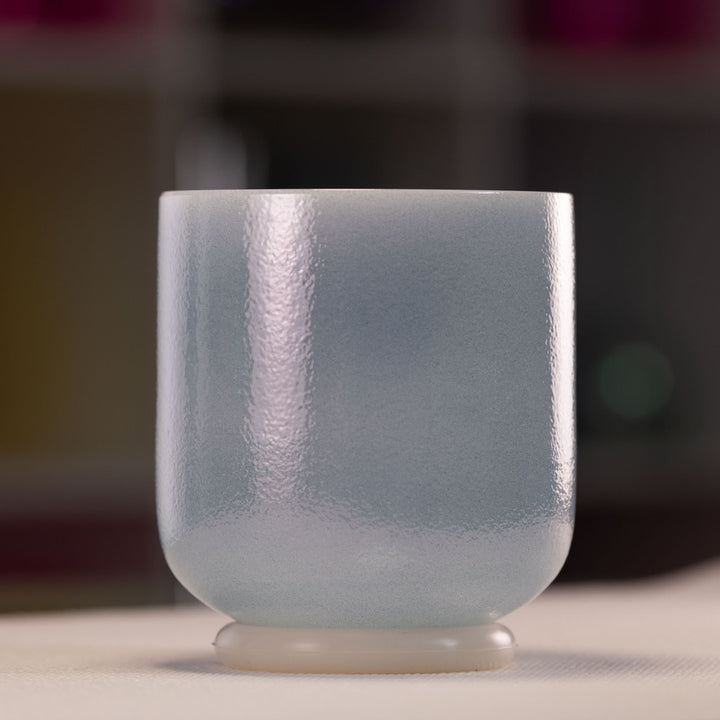 6" B+18 Indigo Child Celestial Frosted Singing Bowl