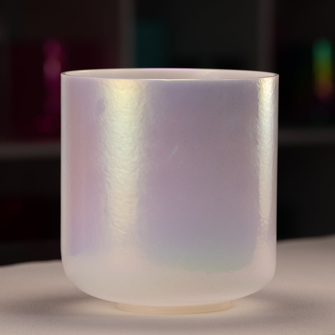 8" D-42 Majestic Moon Crystal Singing Bowl
