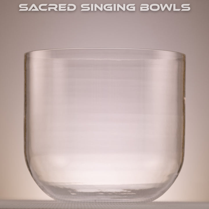 Clear Quartz Singing Bowl Set