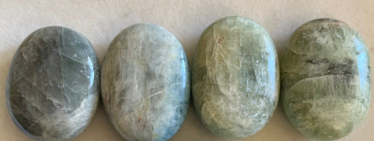 Aquamarine Palm Stones