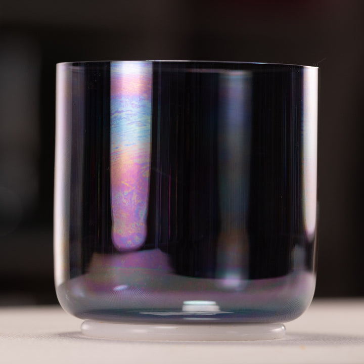 Black crystal singing bowl