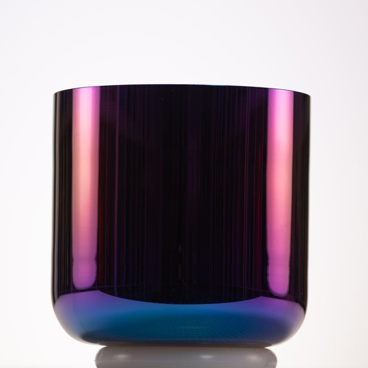 6" D+21 Celestial Rainbow Crystal Singing Bowl from Sacred Singing Bowls™
