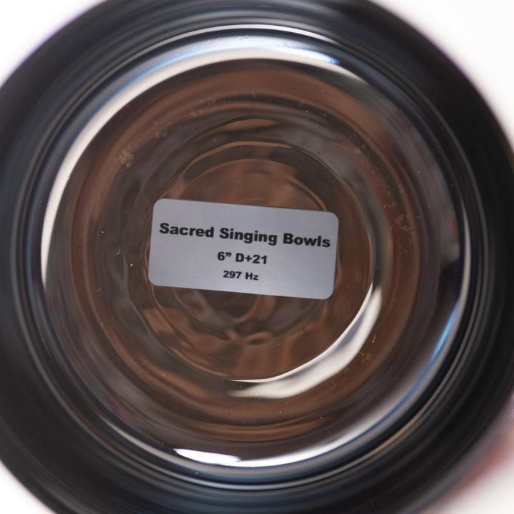 Sacred Singing Bowl product label