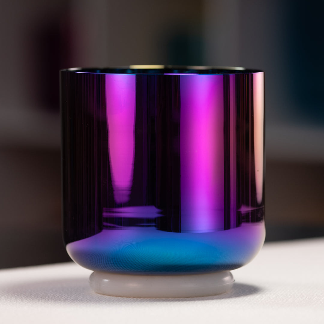 Two tone singing bowl for sound healing 