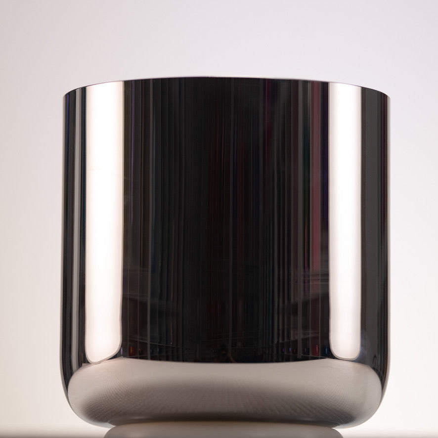6" E-18 Silver Star Crystal Singing Bowl from Bowls of Sound