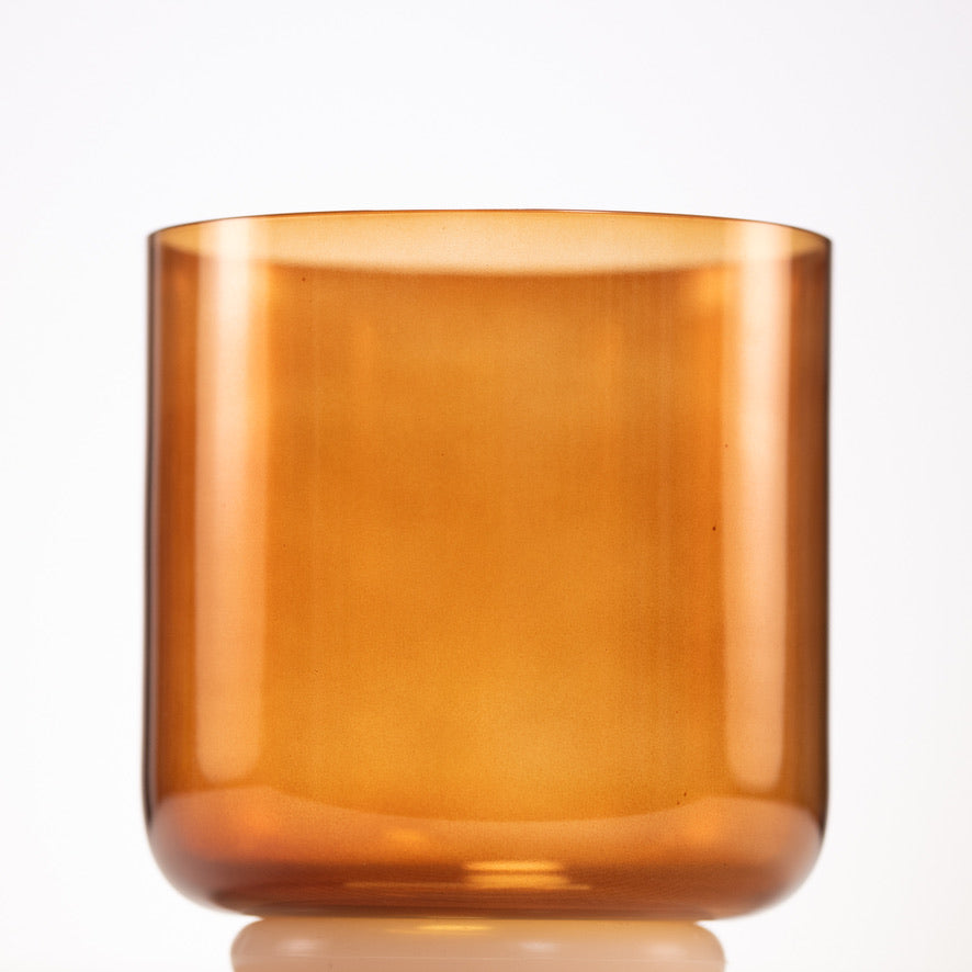 Brown crystal singing bowl