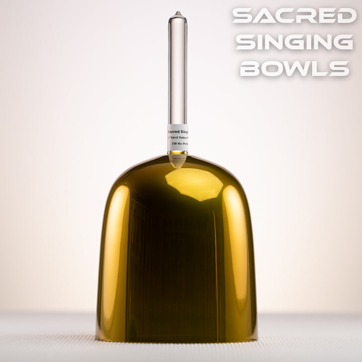 6" E+2 Radiant Sun Handheld Singing Bowl, Perfect Pitch from Bowls of Sound