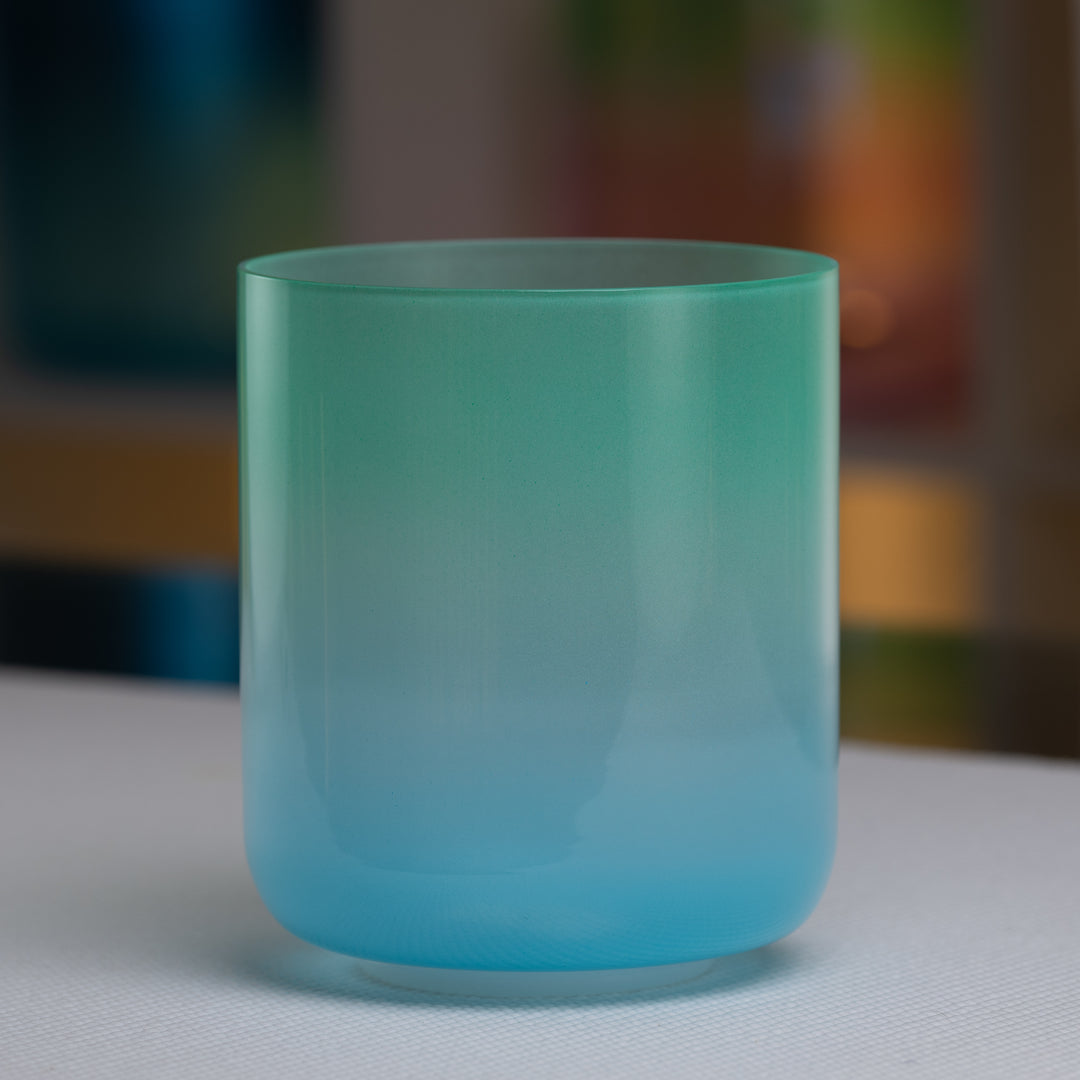 6" F-31 Turquoise Tide Crystal Singing Bowl from Bowls of Sound