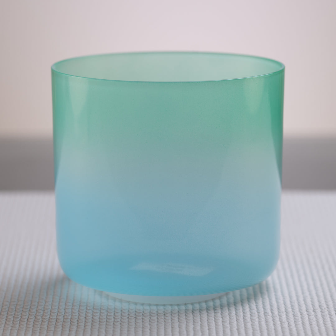 6" F#-35 Turquoise Tide Crystal Singing Bowl from Sacred Singing Bowls™